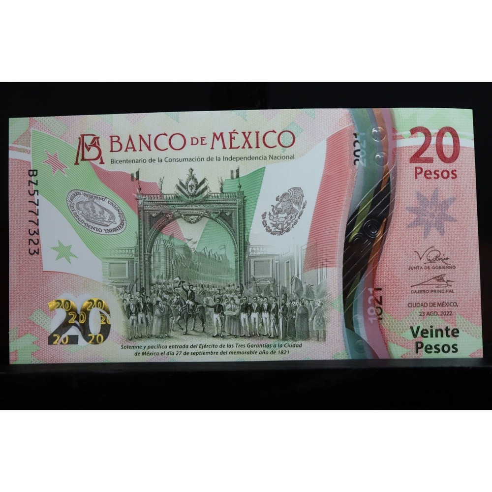 Mexico‎ 20 Pesos 2022 Uncirculated UNC Banknote Paper Money BZ5777323